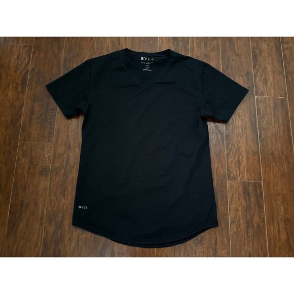 Bylt Drop Cut Lux V-Neck Shirt Men’s Size Medium Black - Picture 1 of 6